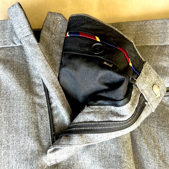 J. Crew Mens Dress Pants | size 34W x 32L | Slim Bedford | Grey - Picture 8 of 12